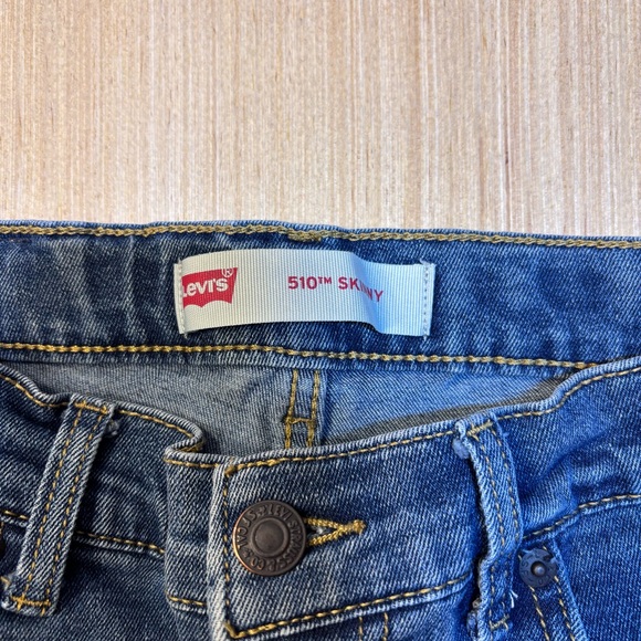 Levi's 510 Juniors 14R Straight Leg Blue Jeans - Picture 6 of 14